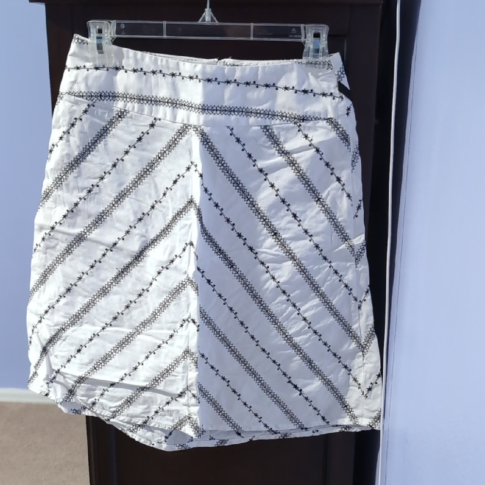 My Michelle Black and White A-Line Skirt